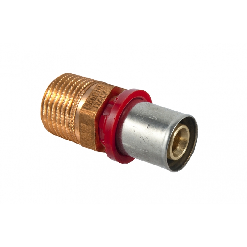 Raccordo Filettato Maschio a Pressare x Multistrato 16X1/2&quot;